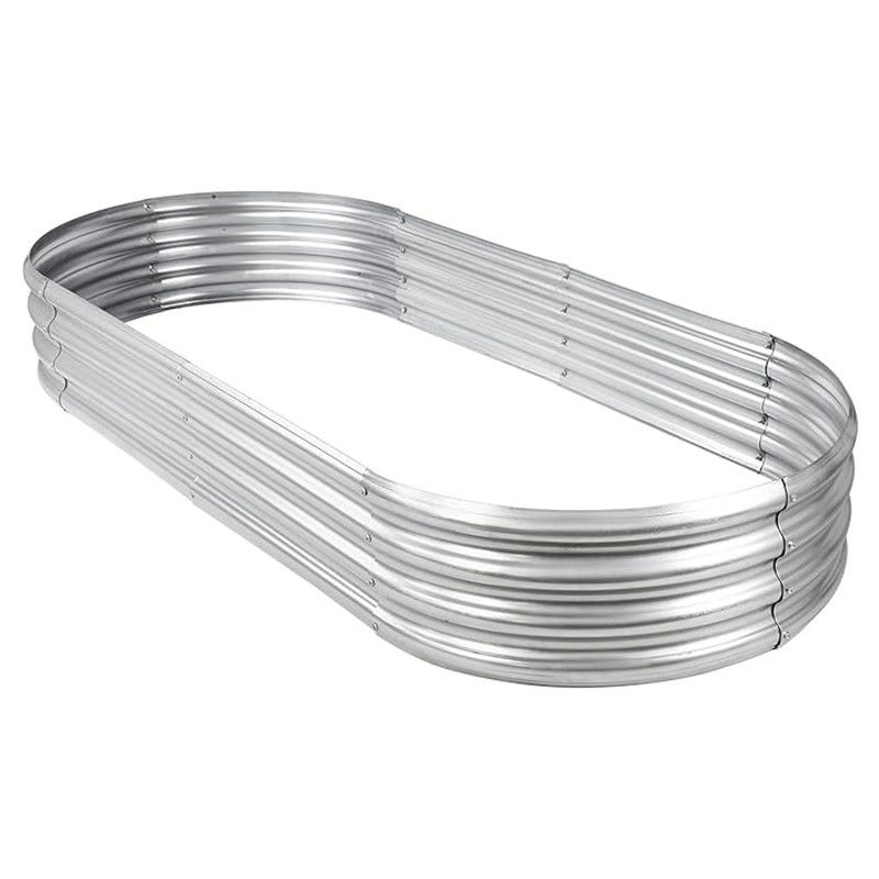 Bahçe yatakları için yükseltilmiş bahçe yatakları 5*3*1 ft Galvanize Metal Bitki Kutusu