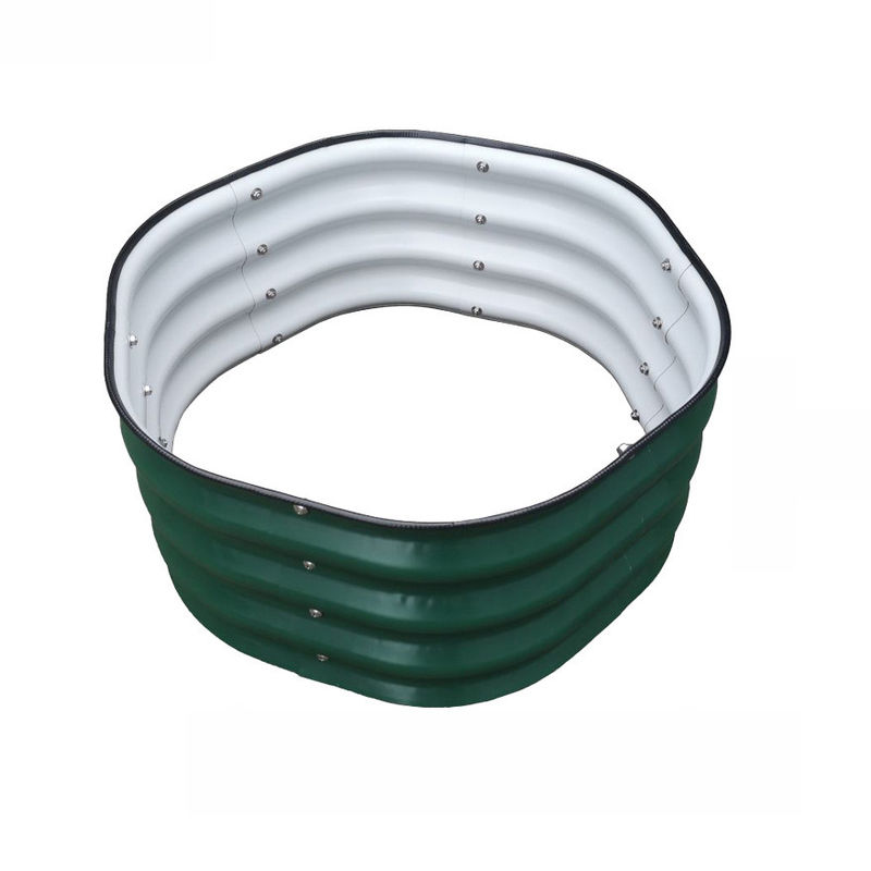 2.1*0.92 Ft Dark Green Galvanized Raised Garden Bed Galvanized Planter Box