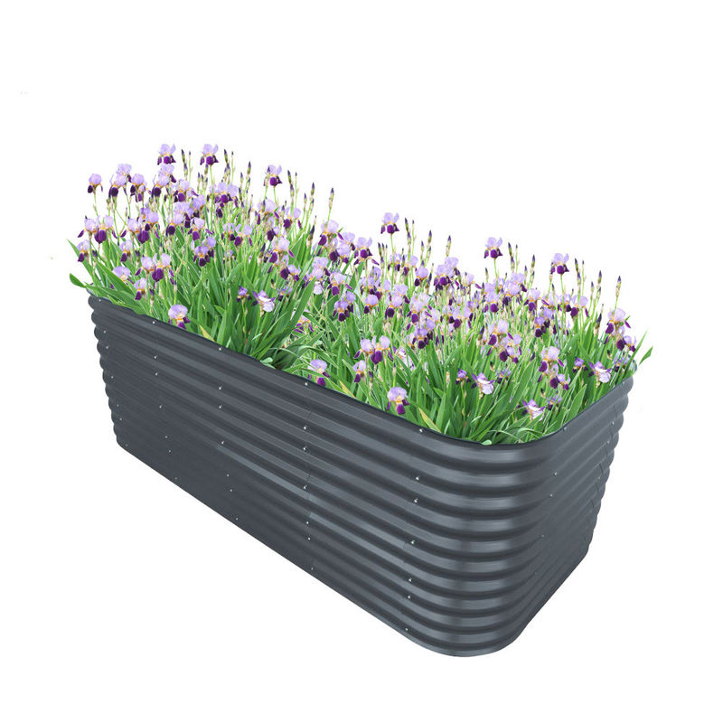 Double Layer Galvanised Raised Garden Beds 7.9*3.4*2.7 Ft Corrosion Resistance