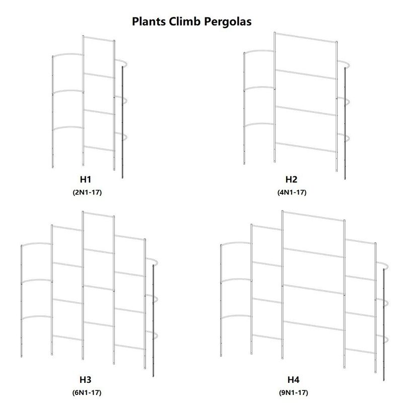 Garden Cucumber Trellis Large H Shape 6ft Tall For Climbing Plants Support
