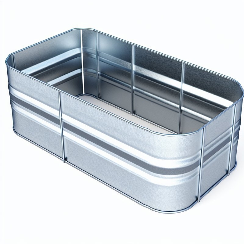 1-Level Oval Galvanized Raised Garden Bed Kit Ideal for Small Spaces Long-Lasting Construction