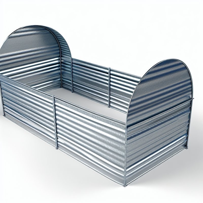 1-Level Oval Galvanized Raised Garden Bed Kit Ideal for Small Spaces Long-Lasting Construction